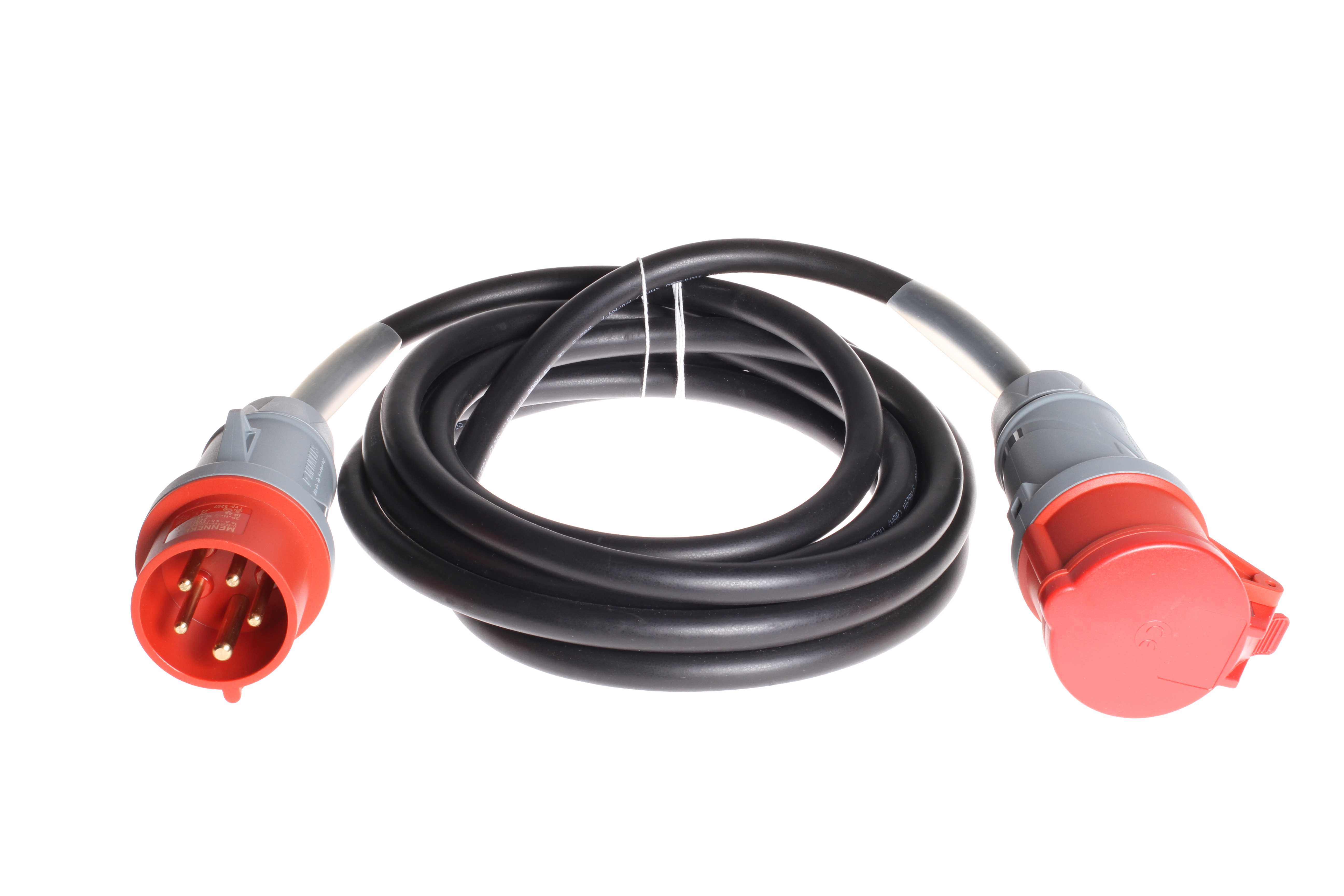 Rallonge CEE16 400 V, H07RN-F5G2.5, noire, 5 m