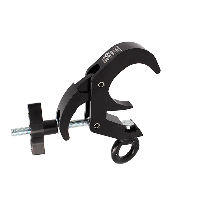 Doughty Engineering Titan Slimline Quick Trigger Hanging Clamp (écrou à anneau M12 - 340 kg), noir