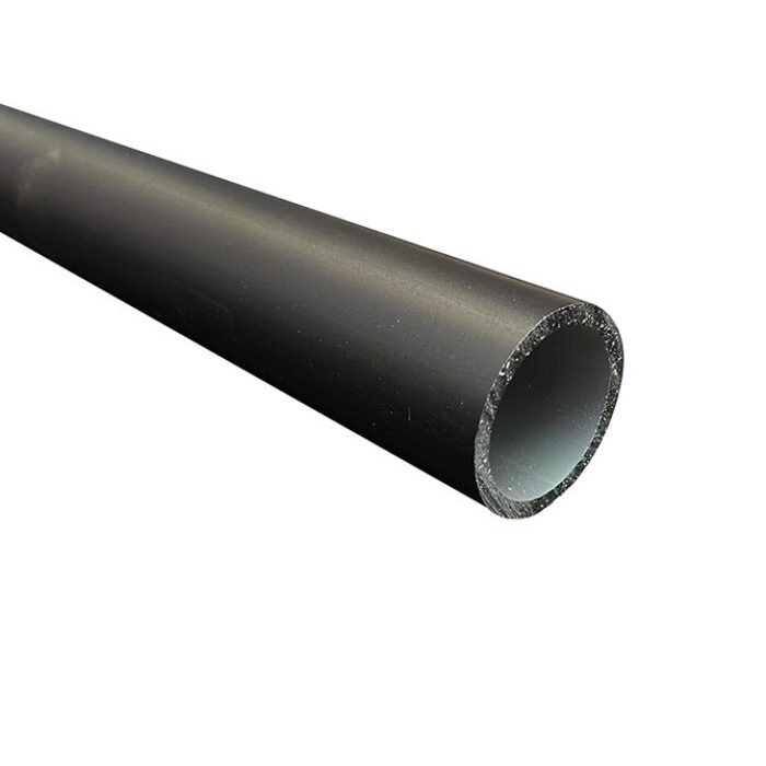 Doughty Engineering Aluminium Rohr 1 m (schwarz eloxiert)