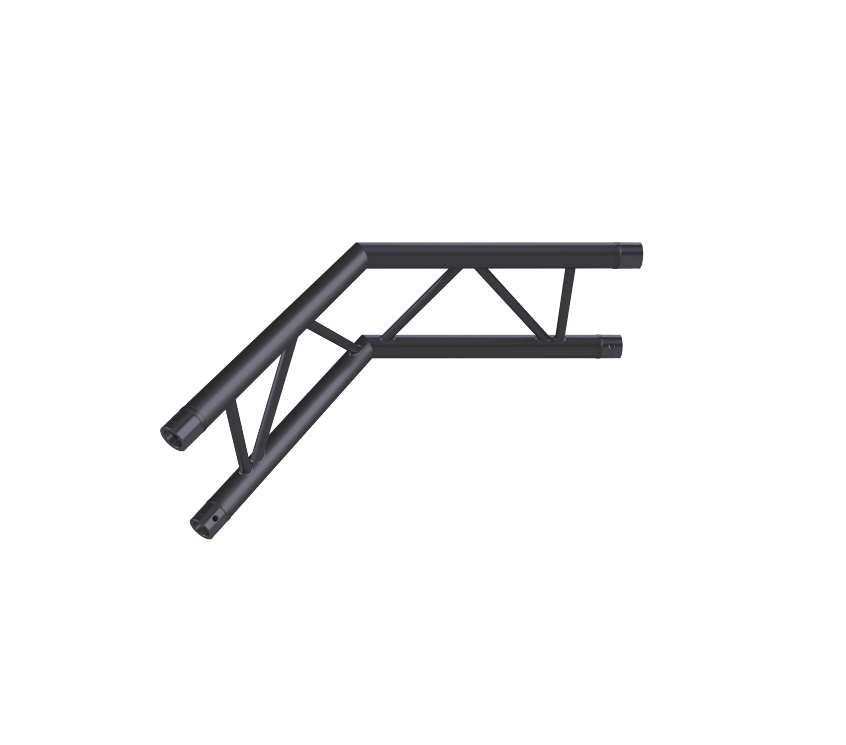 Eurotruss FD32 120° Ecke 2-Weg Vertikal 50 x 50 cm, schwarz