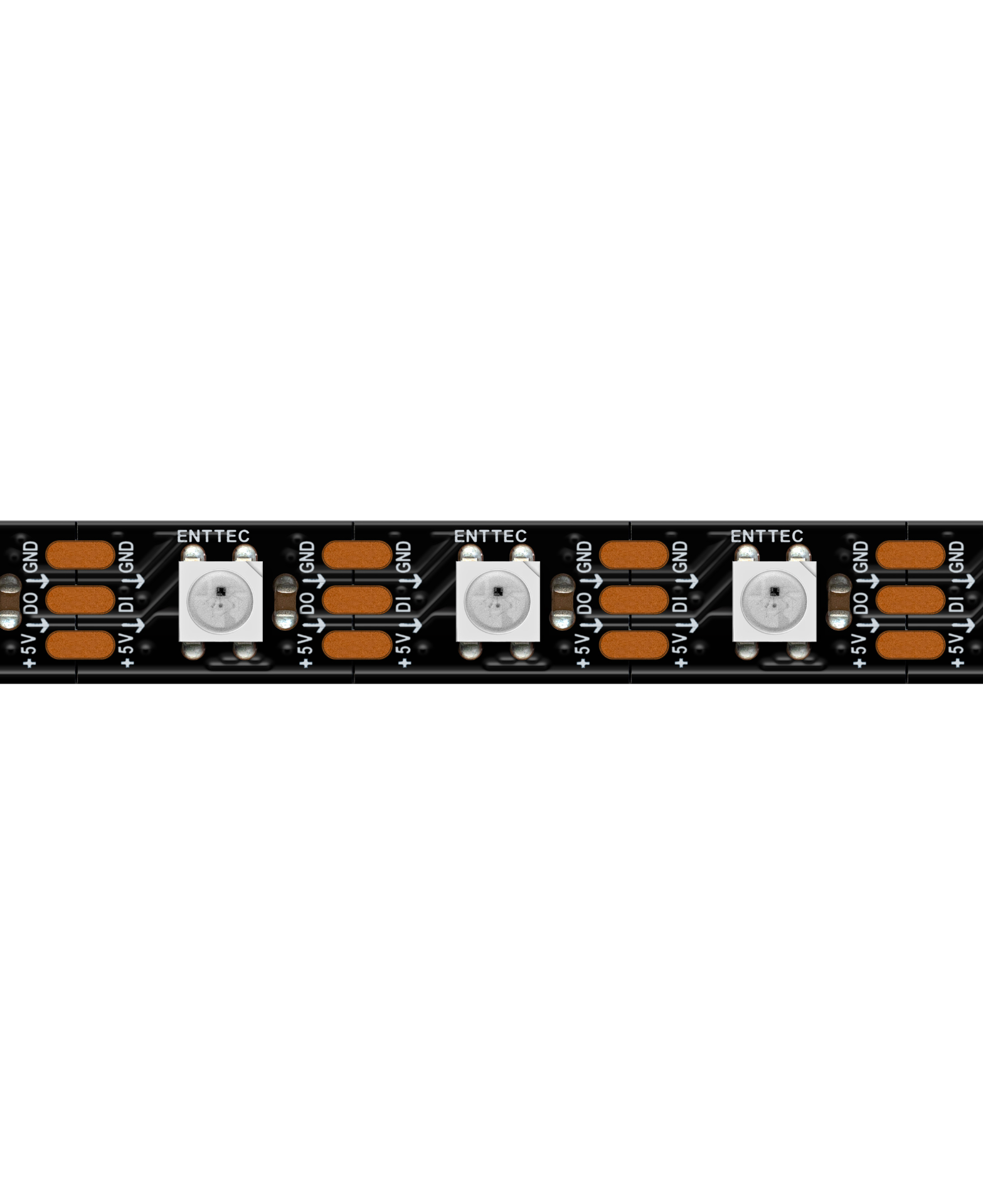 Enttec Black Pixel Tape, 60 LED/m RGBW 5 V, noir - LED à commande individuelle