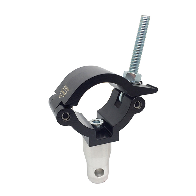Doughty Engineering Mammoth Clamp avec connecteur demi-conique, noir