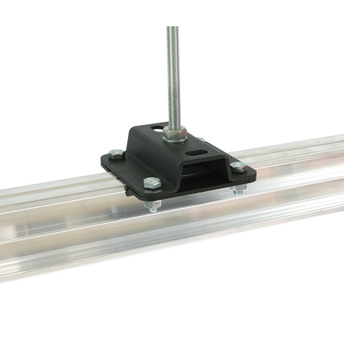 Doughty Engineering Studio Rail 25mm Ceiling Bracket (avec Rail Clamps)