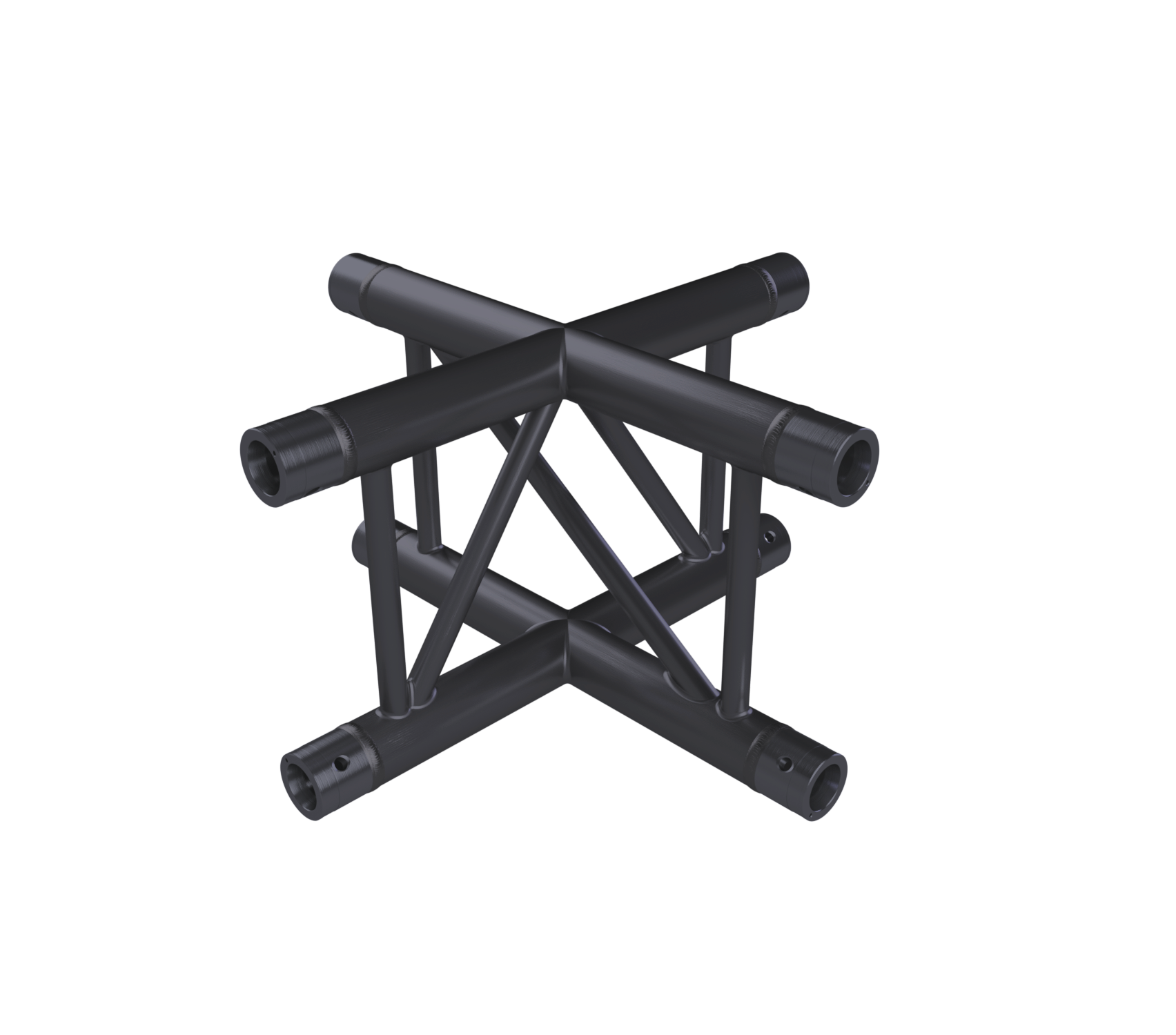 Eurotruss FD32  Kreuz 4-Weg Vertikal 50 x 50 cm, schwarz