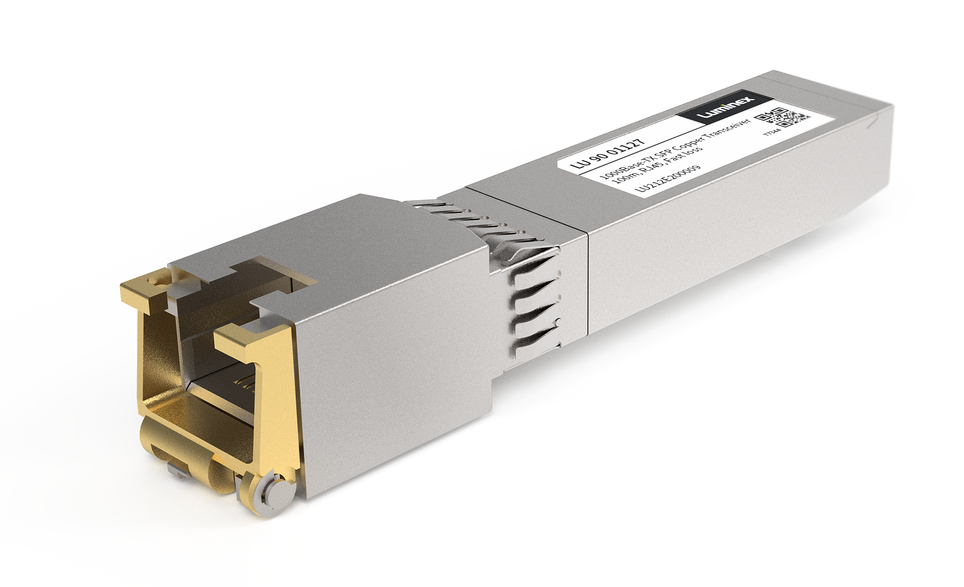 Luminex GigaCore Transceiver 1000Base-T SFP Copper 100m, RJ45, Fast loss