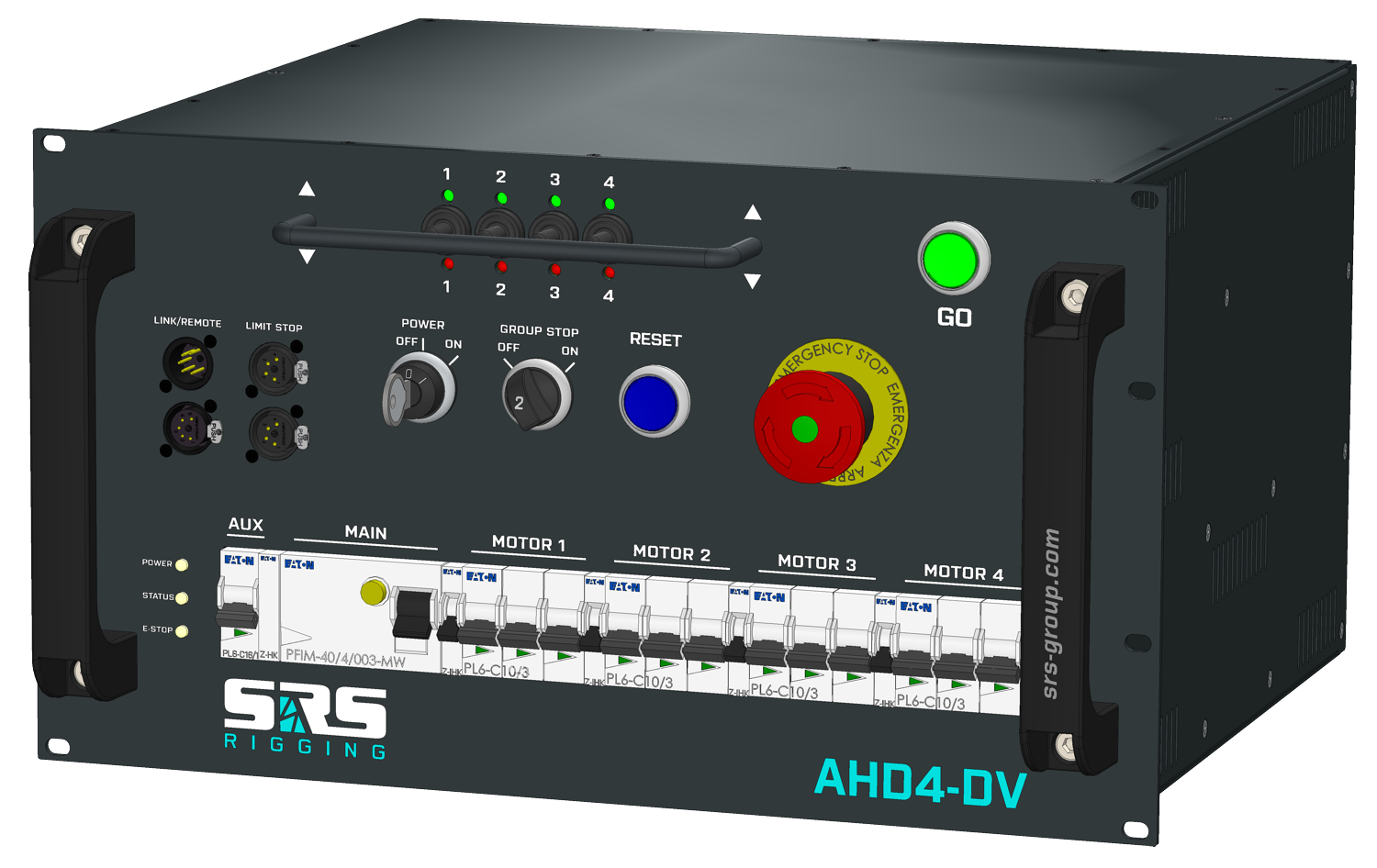 SRS AHD4-DV-H16 4-Kanal Controller Direktsteuerung- Harting