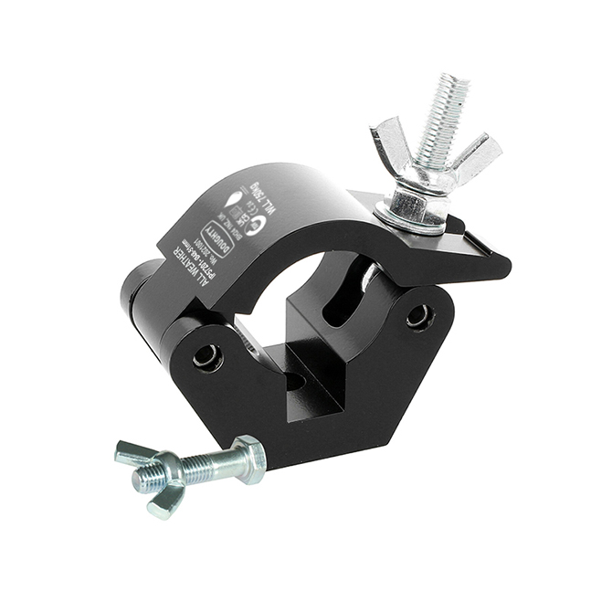 Doughty Engineering Hook Clamp, noir - Acier inoxydable