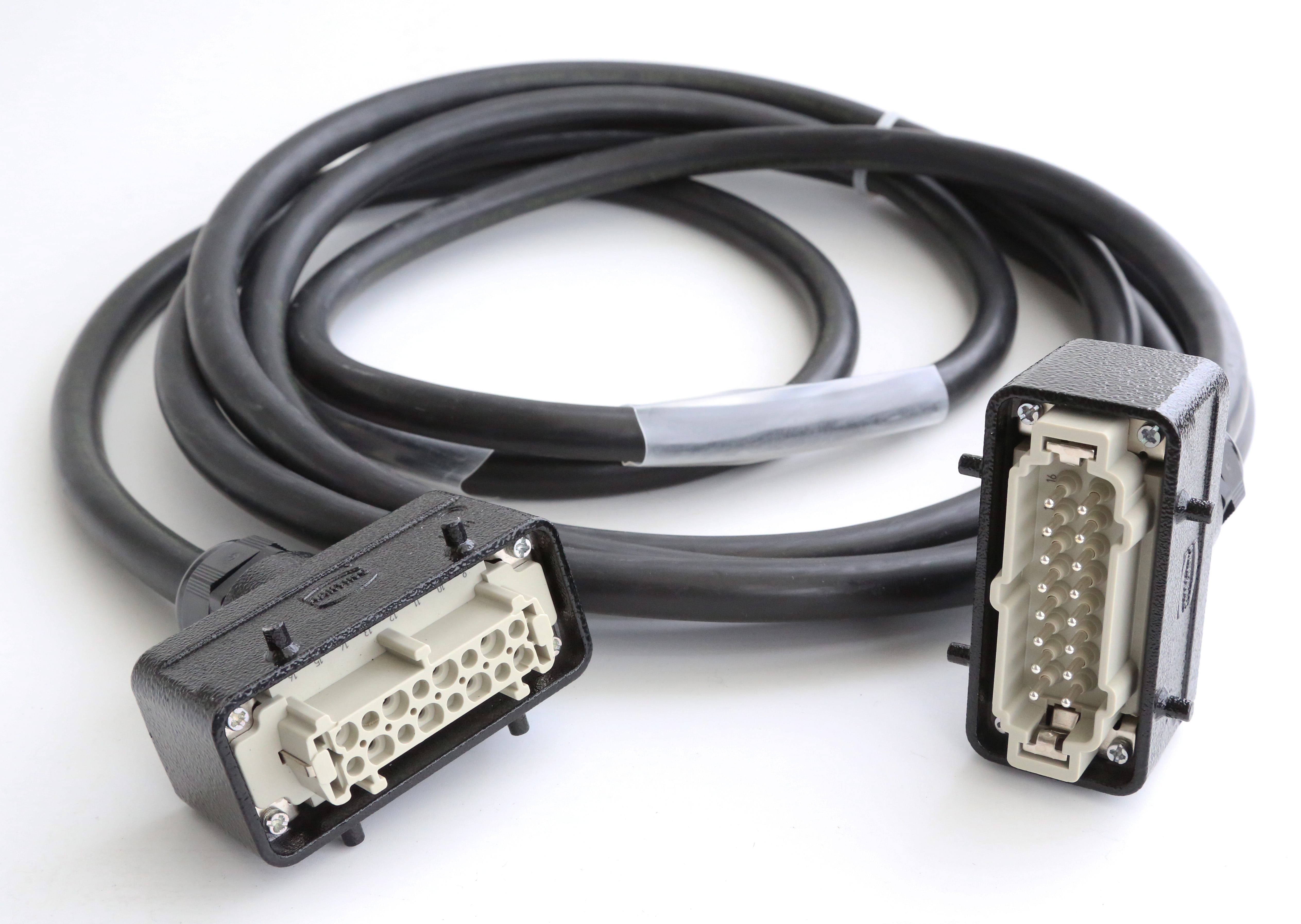 MAJOR Câble de charge multiconducteur 10m Harting HAN16E, 13x2,5 mm², noir