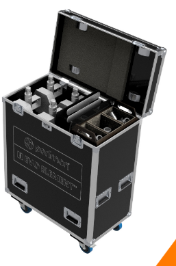 Portman Lighting Flight Case für 4 x EVO Element