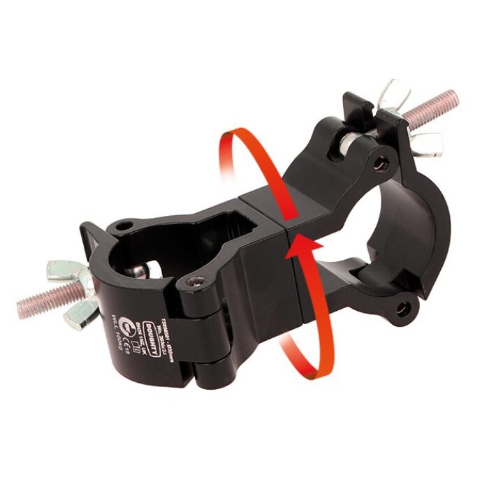 Doughty Engineering Atom Swivel Coupler, 35mm, schwarz
