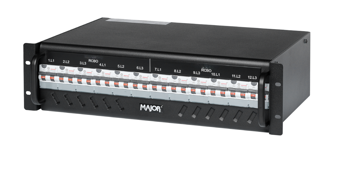 Distributeur de courant MAJOR 4 UH entrée CEE32A sur 12 x T23