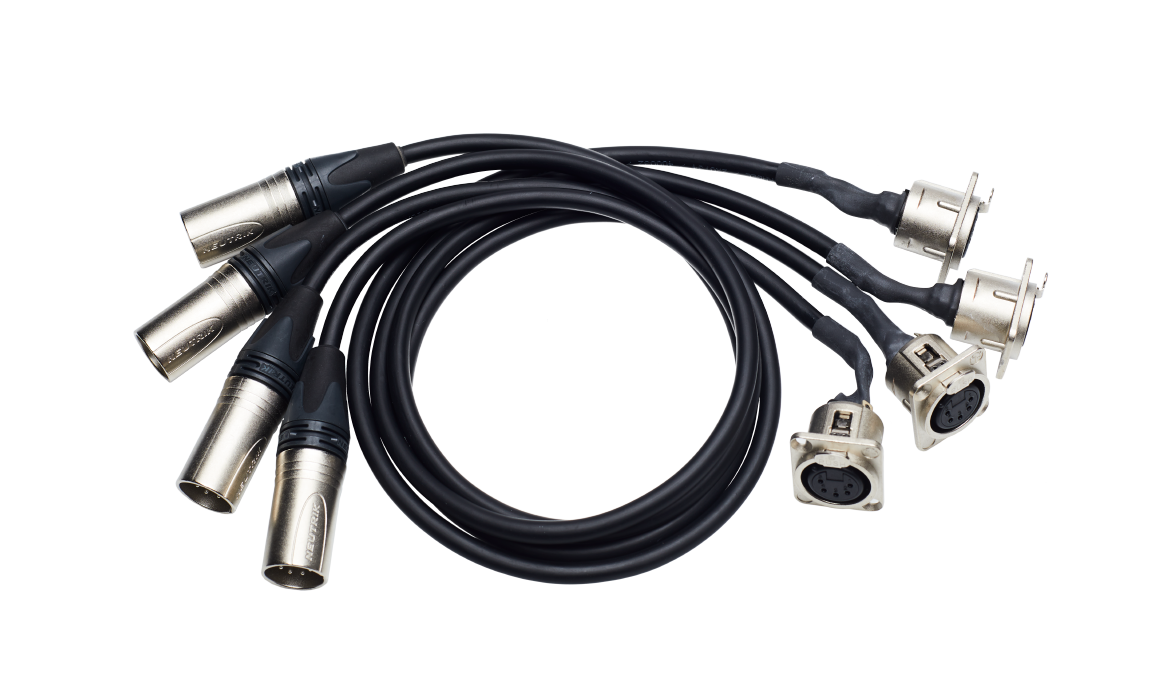 Adapter Kabel Rack Blende MA Lighting 4port Node XLR5