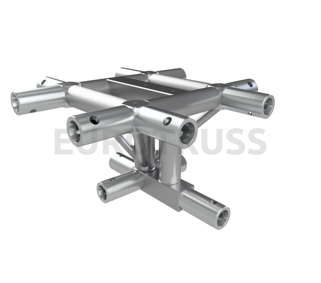 Eurotruss HD/FD33 Corner Block, sorties dans 4 directions