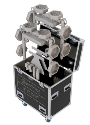 Portman Lighting Flight Case für 2 x P2 EVO™