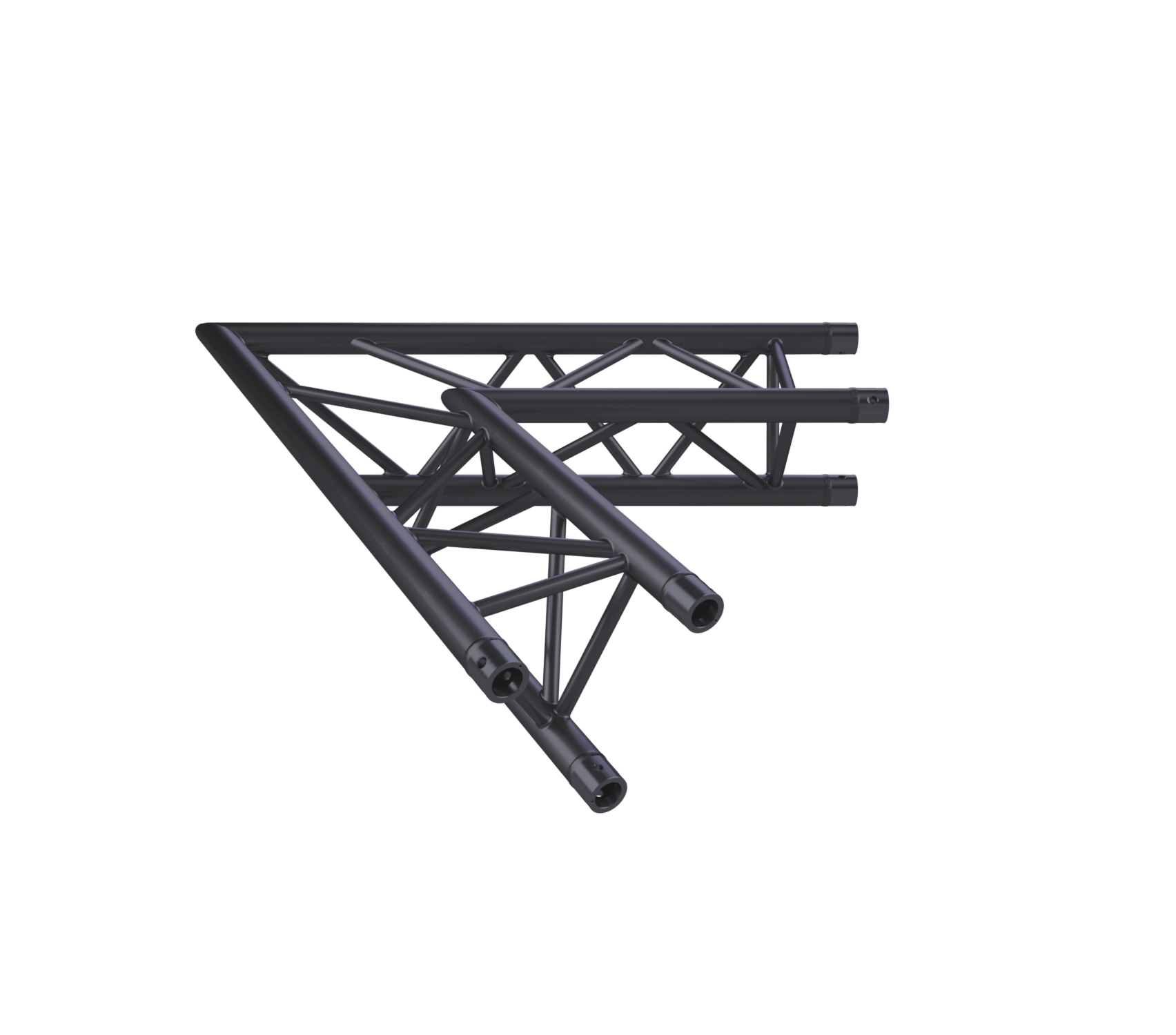 Eurotruss FD33 60° Ecke 2-Weg 100 x 100 cm, schwarz