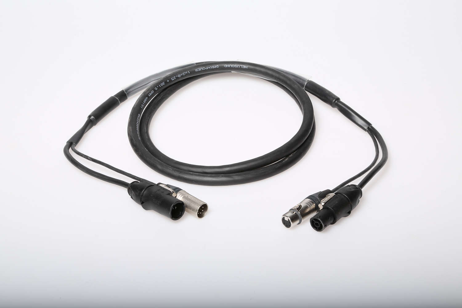 MAJOR Câble combiné DMX/Power, XLR5/powerCON TRUE1, 1 m