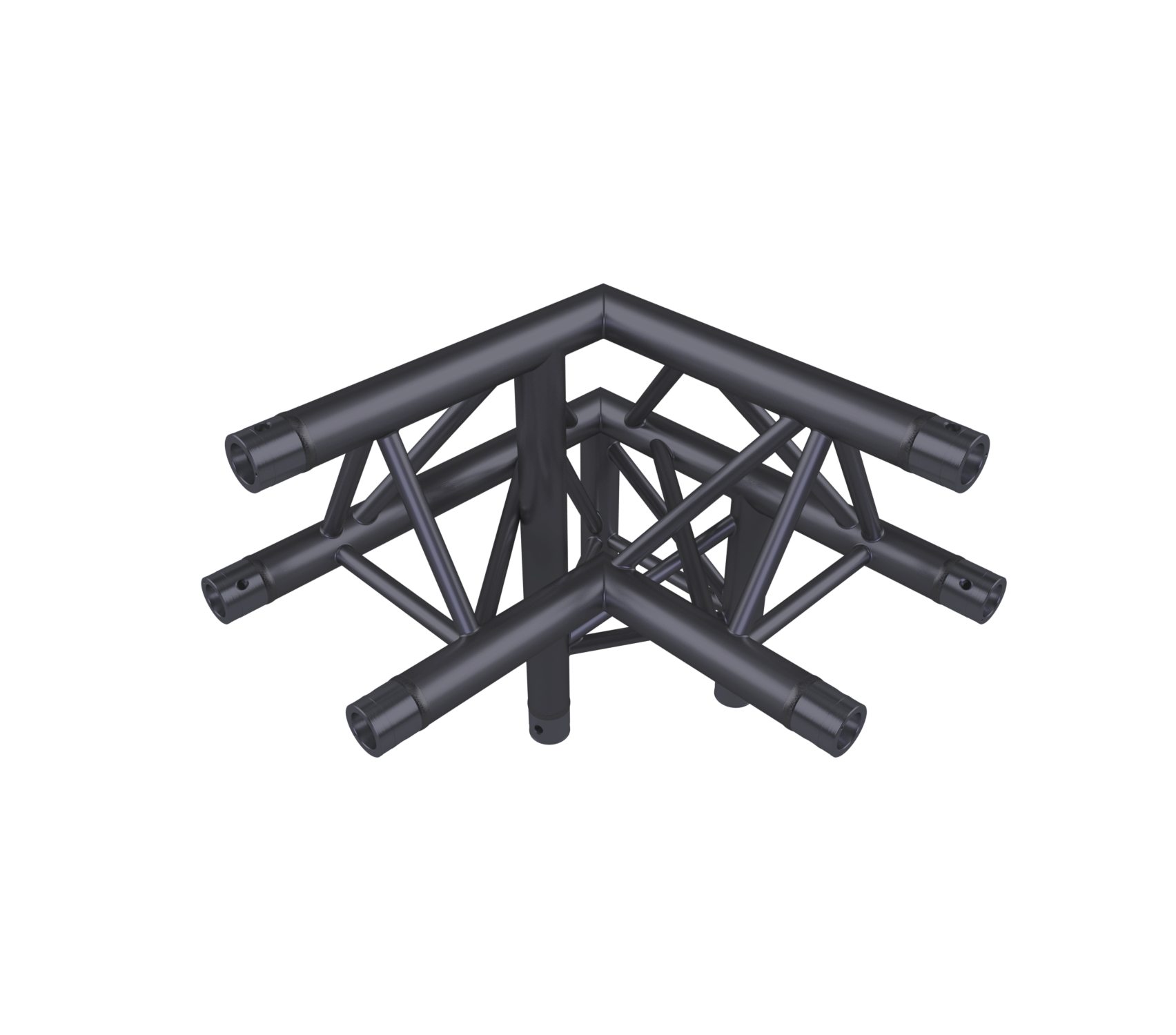 Eurotruss FD33 90° Ecke 3-Weg + Down RIGHT 50 x 50 x 50 cm, schwarz
