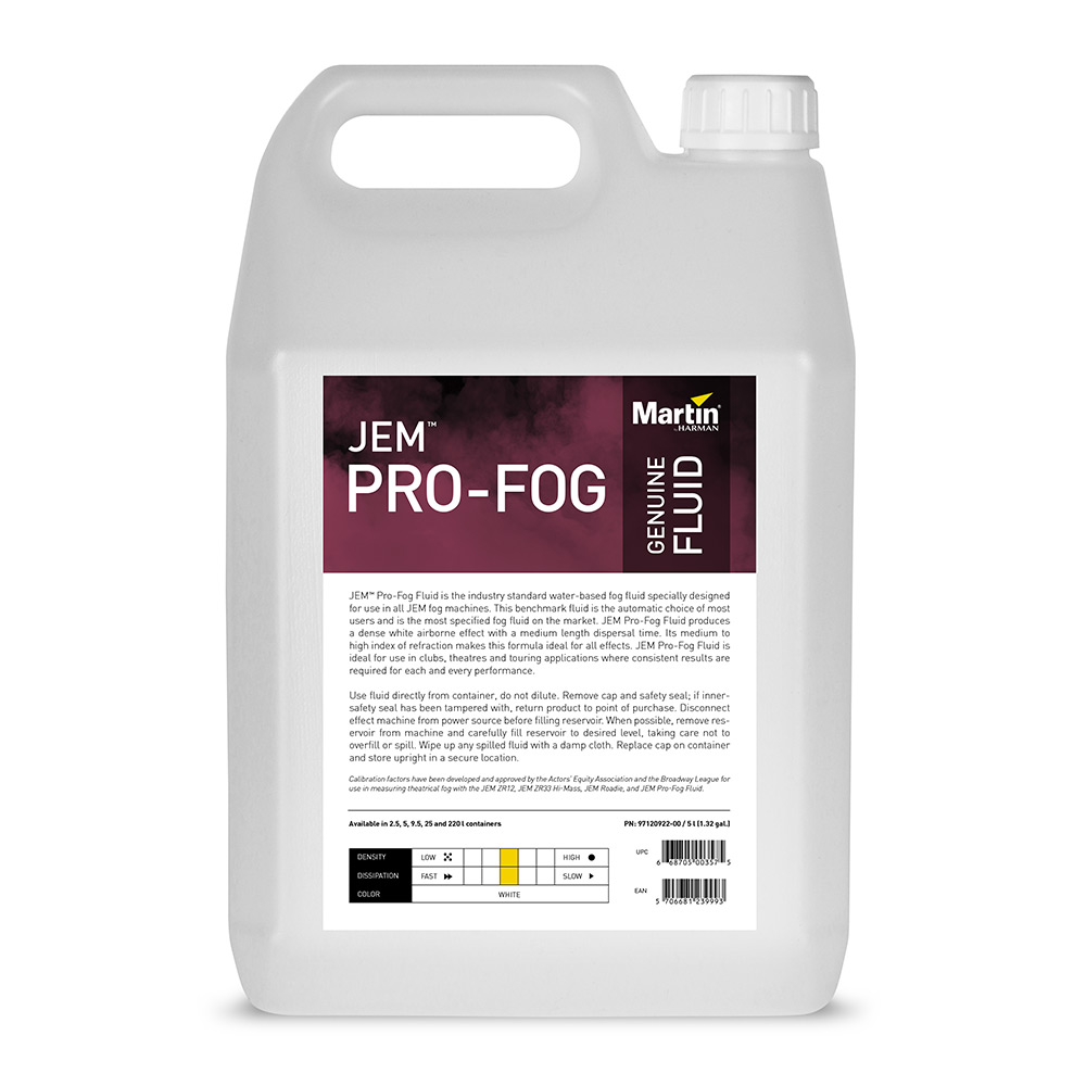 JEM Professional Fluide Pro-Fog, 4 x 5 l