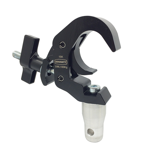 Doughty Engineering Slimline Quick Trigger Clamp avec connecteur demi-conique, noir