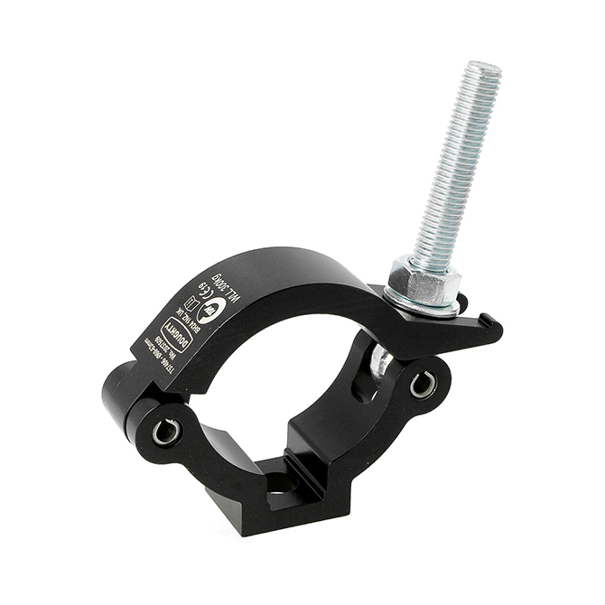 Doughty Engineering Slimline Mammoth Clamp Half Coupler, schwarz