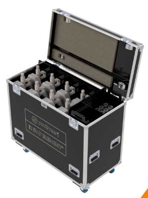 Portman Lighting Flight Case für 8 x EVO Element