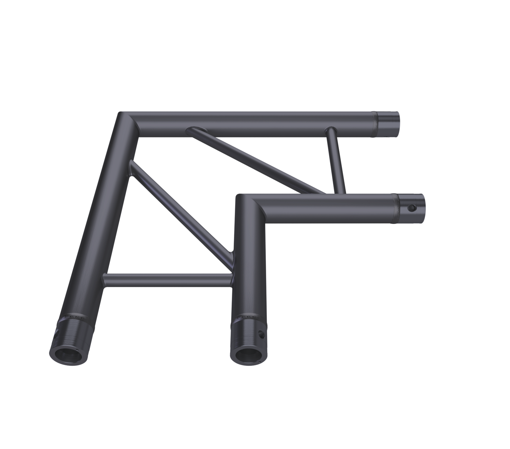 Eurotruss FD32  90° Ecke 2-Weg Horizontal, 50 x 50 cm, schwarz