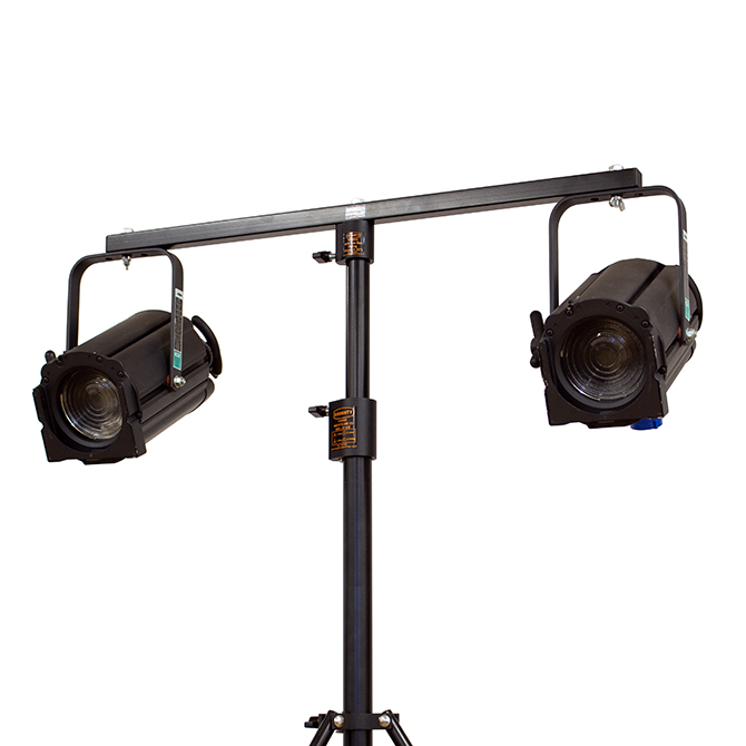 Doughty Engineering T-Bar/Querträger für 2 Scheinwerfer, schwarz