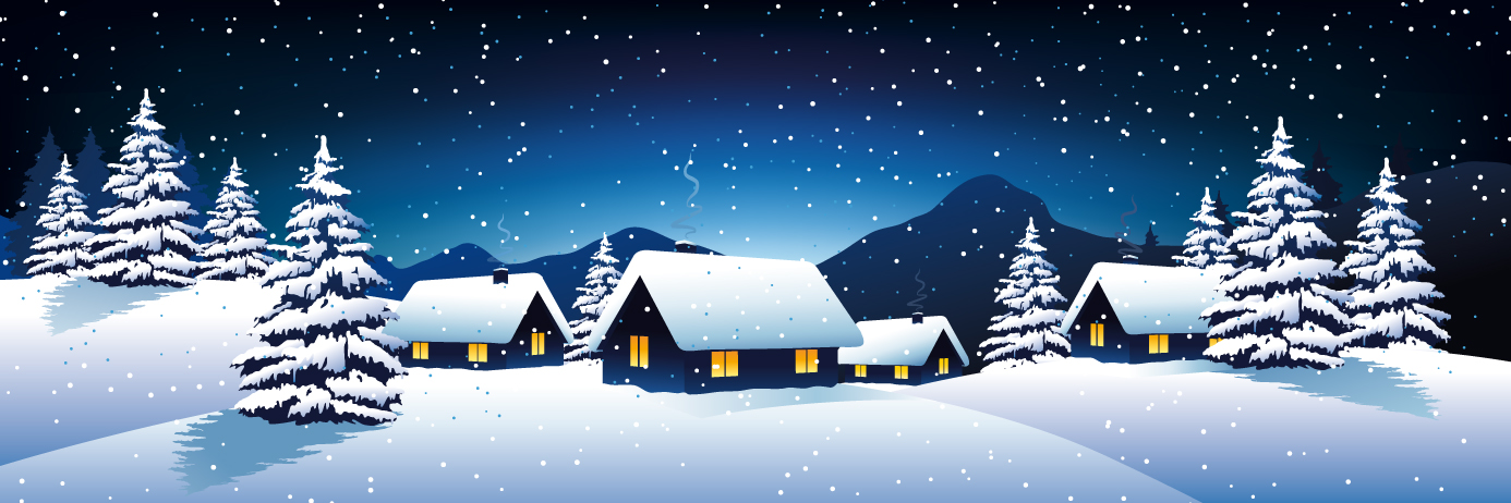 Backdrop 'Winterwonderland' 18m x 6m