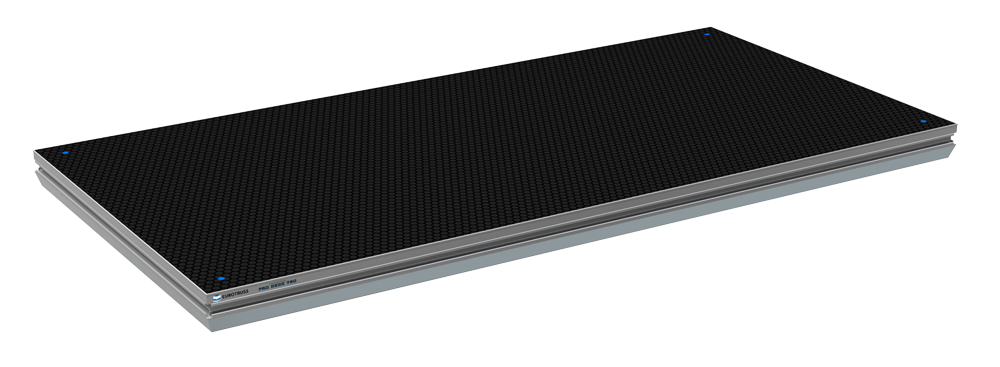 Eurotruss Pro Deck 200 x 100 cm, noir Hexa Anti-Slip