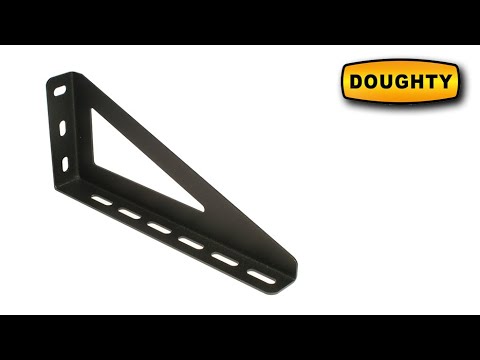 Doughty Engineering Studio Rail Slotted Wall Bracket 350mm (Medium) (Double Rail)
